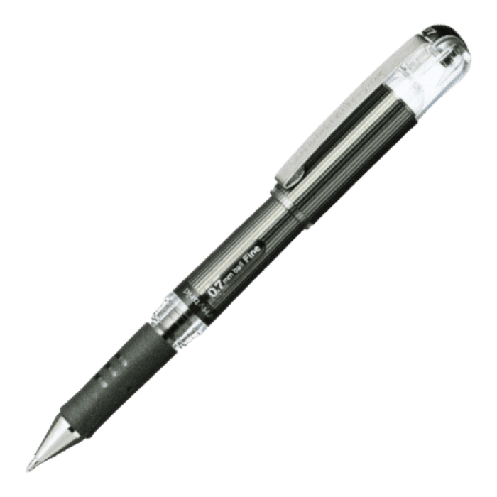 قلم Pentel حبر جل هجين بمقبض Dx أسود K227 0.7 مم.