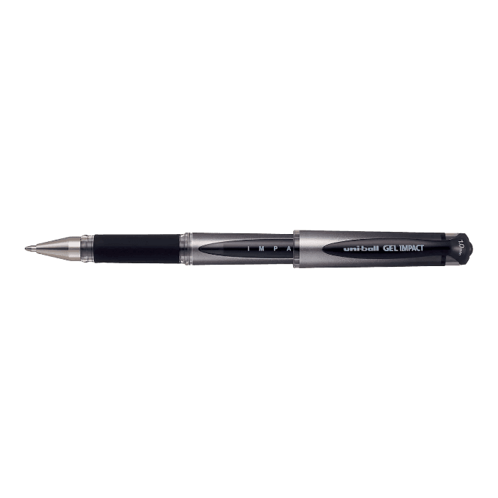 قلم UniBall Gel Impact أسود UM153S-BK 1.0 مم.